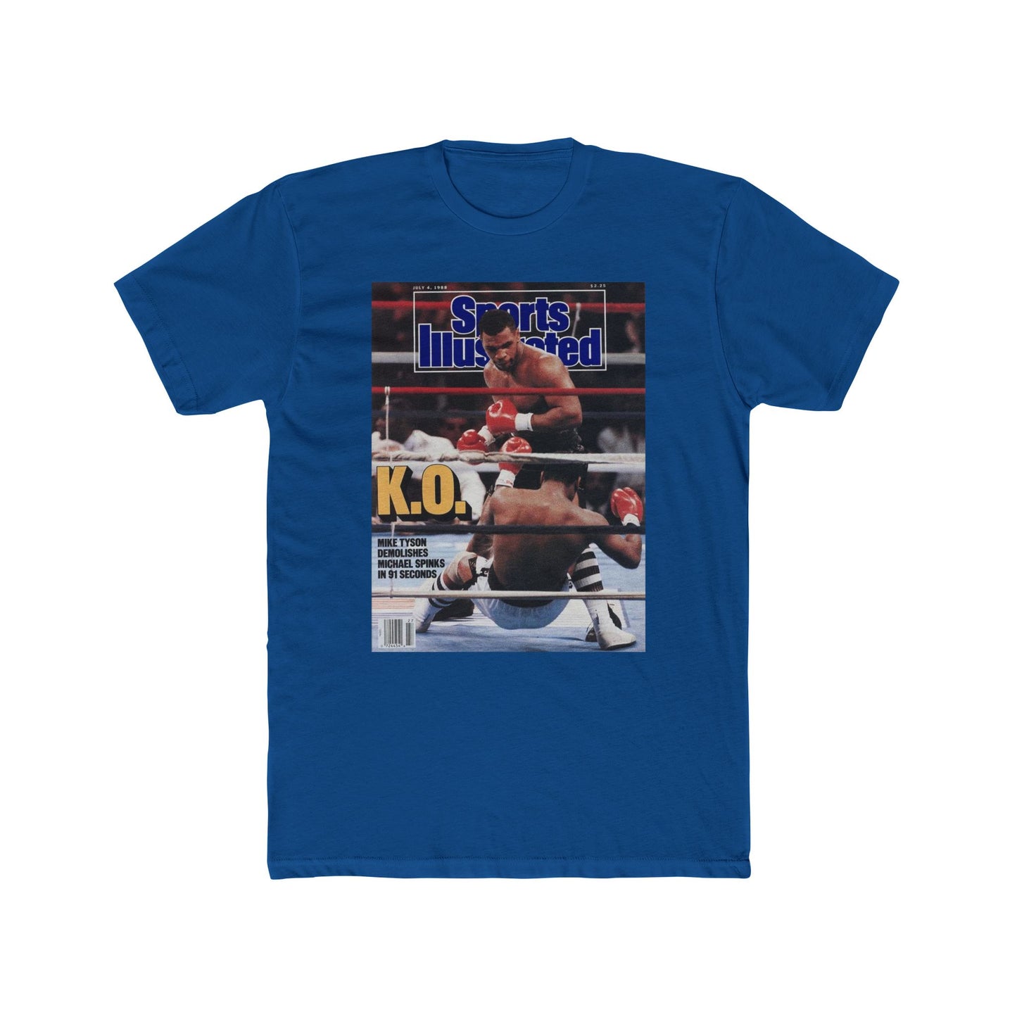 Mike Tyson Tshirt vintage New York  Men's Cotton Crew Tee boxing mma wrestling