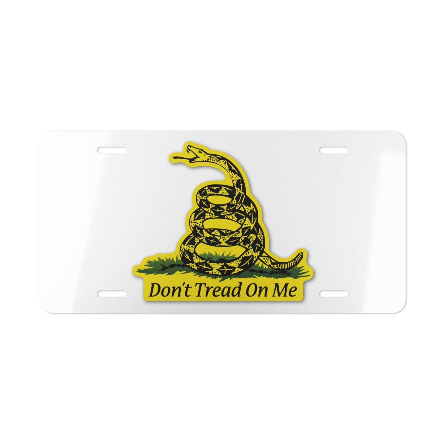 Don't Tread On Me Flag Plate AMERICAN Vanity License Plate