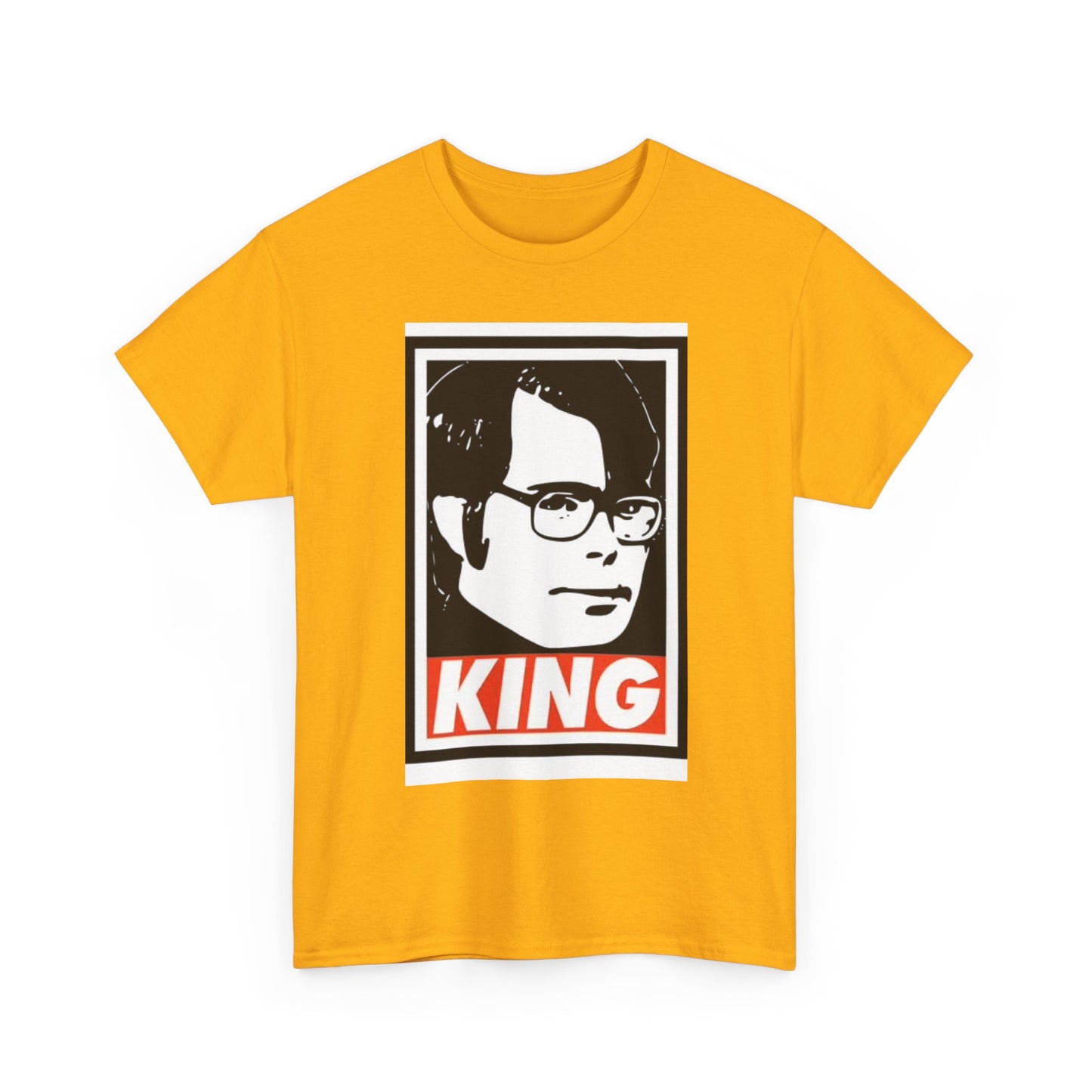 Stephen King Shirt Retro Poster Horror Funny Gift Scary Unisex Heavy Cotton Tee