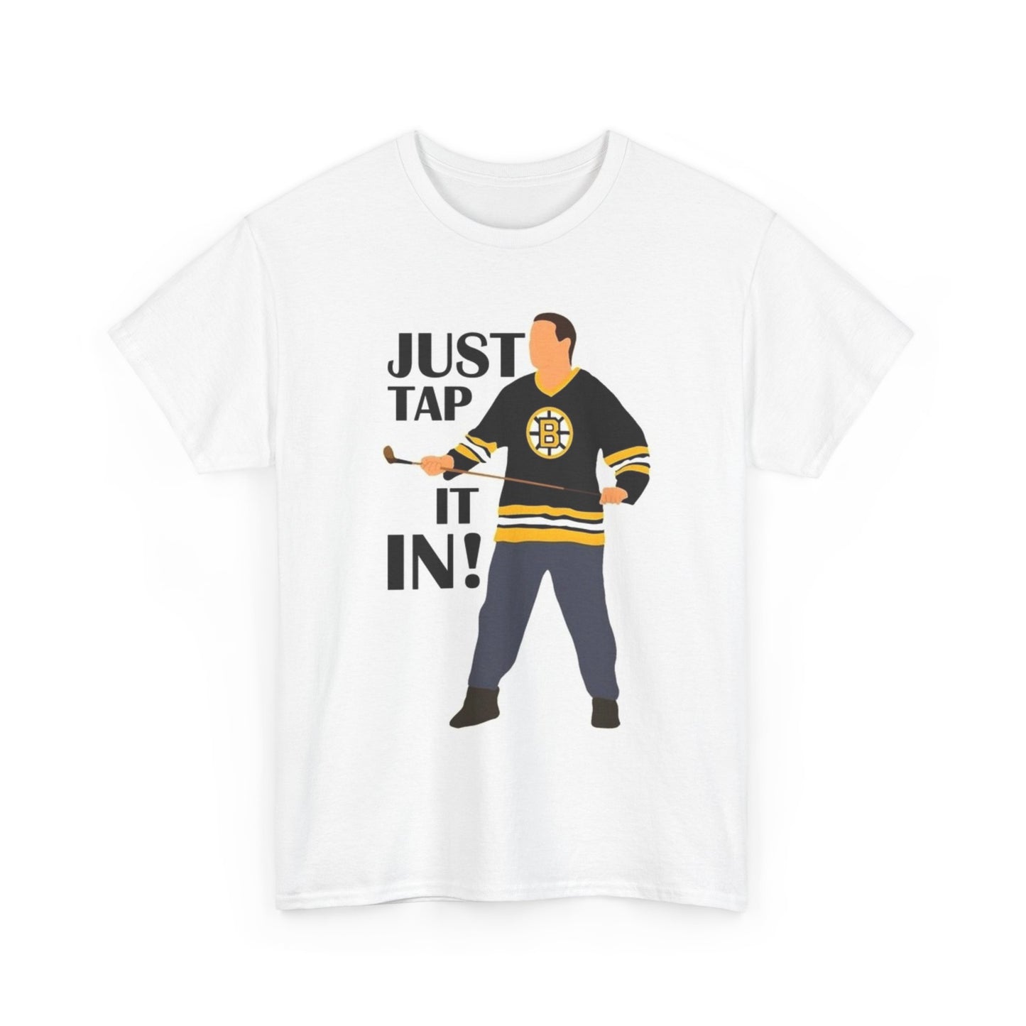 Happy Gilmore Tshirt Bruins Adam Sandler Vintage Hockey Unisex Heavy Cotton Tee