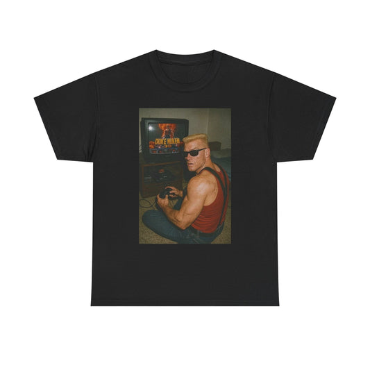 Duke Nukem Funny Graphic T Shirt Vintage Unisex Heavy Cotton Tee