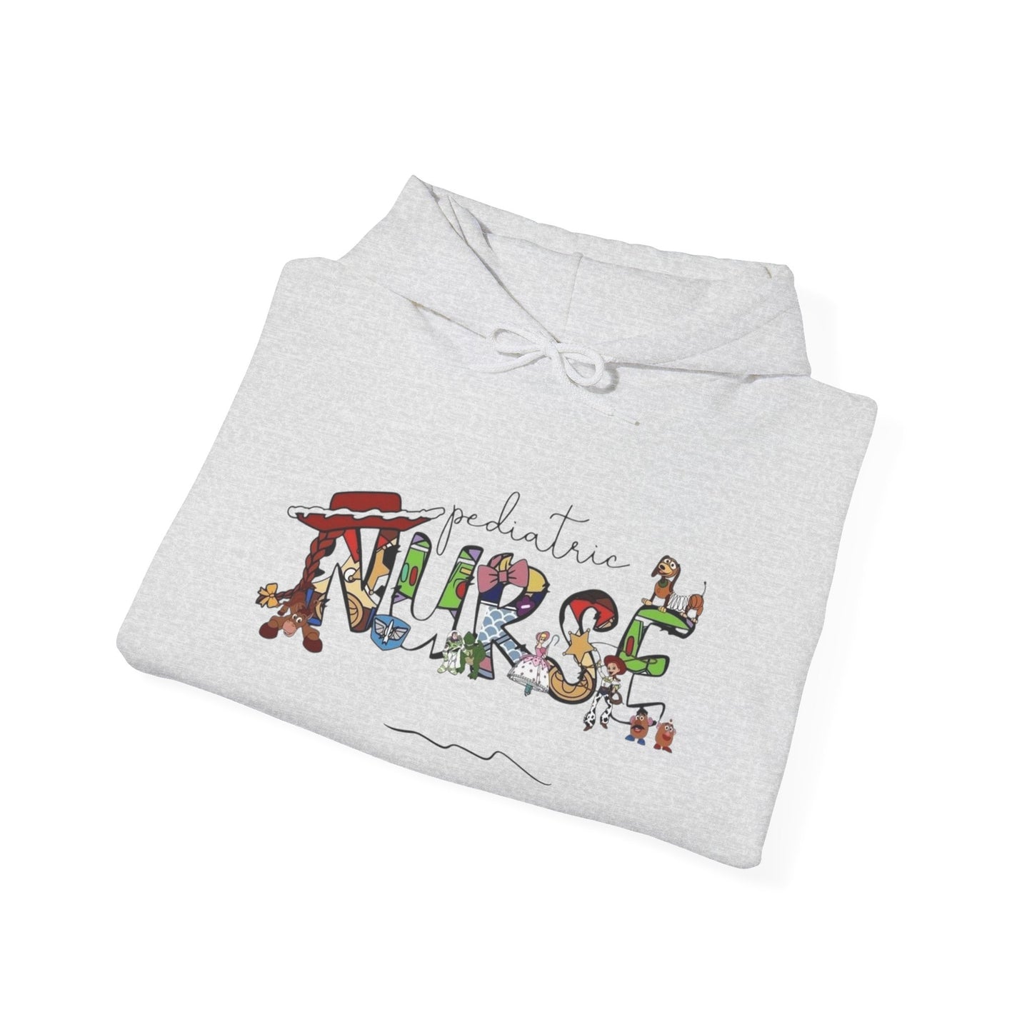 Pediatric Nurse Cute Graphic Hoodie Unisex Heavy Blend™ Hooded Sweatshirt