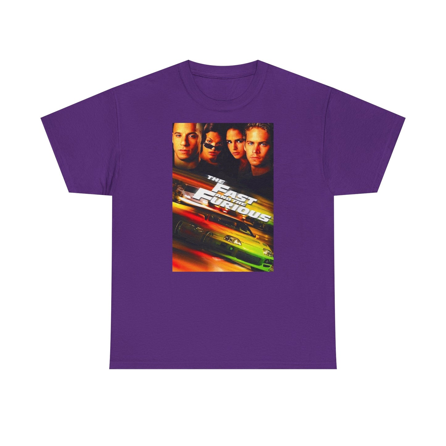 Fast and the furious T-shirt Retro Movie car club Cali Unisex Heavy Cotton Tee