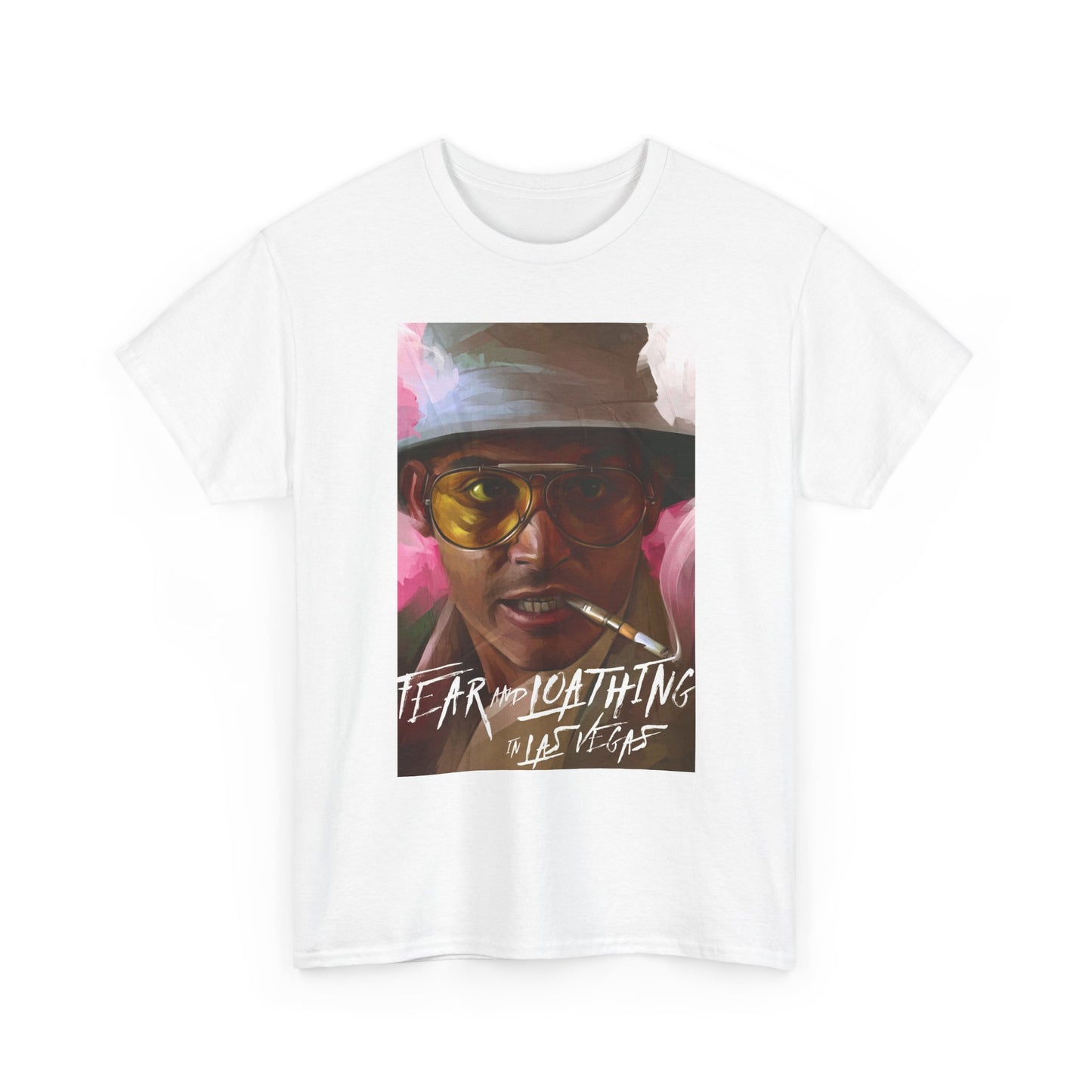 Fear And Loathing Graphic T Shirt Retro Vegas Vintage Unisex Heavy Cotton Tee