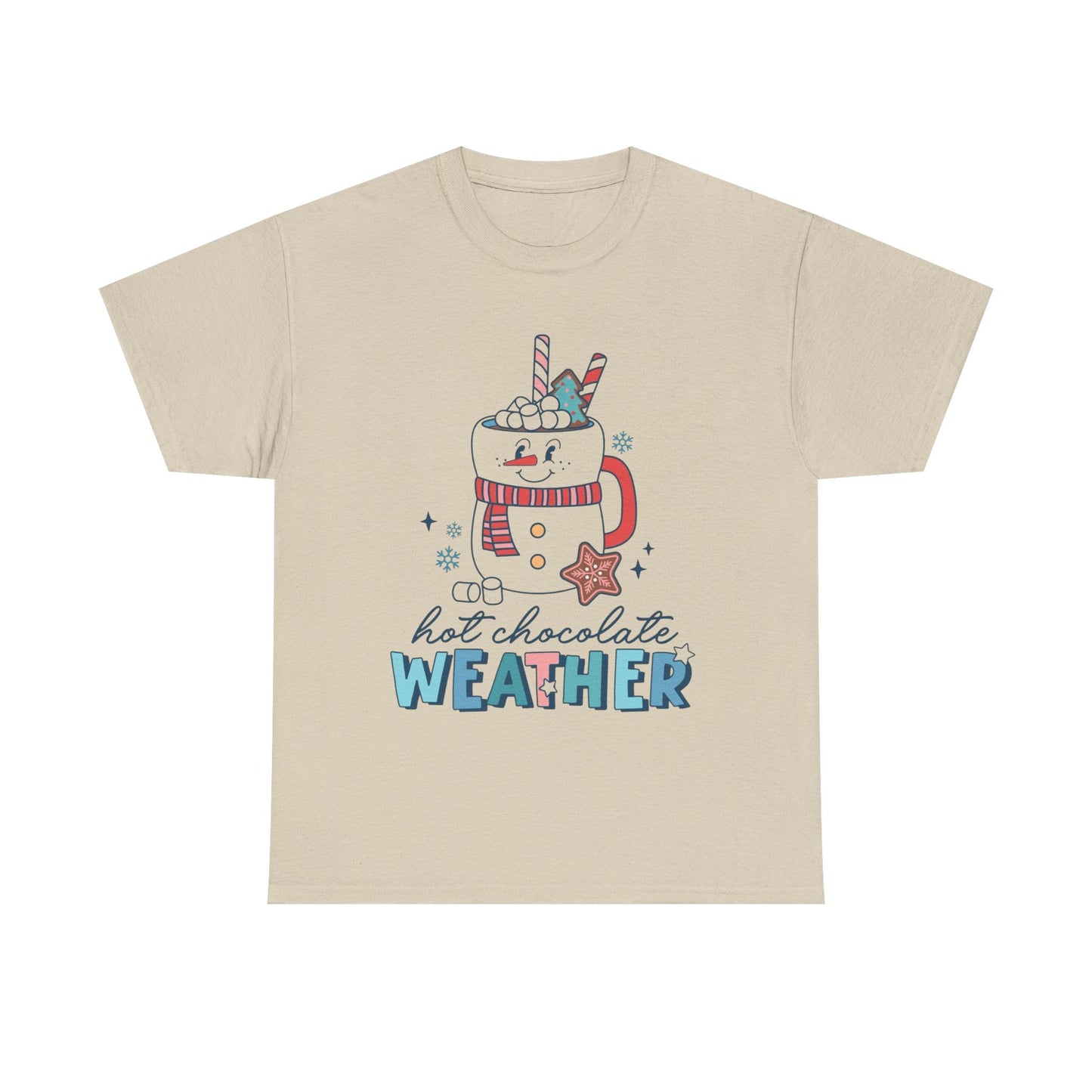Hot Chocolate Weather Graphic T Shirt ADULT NEW