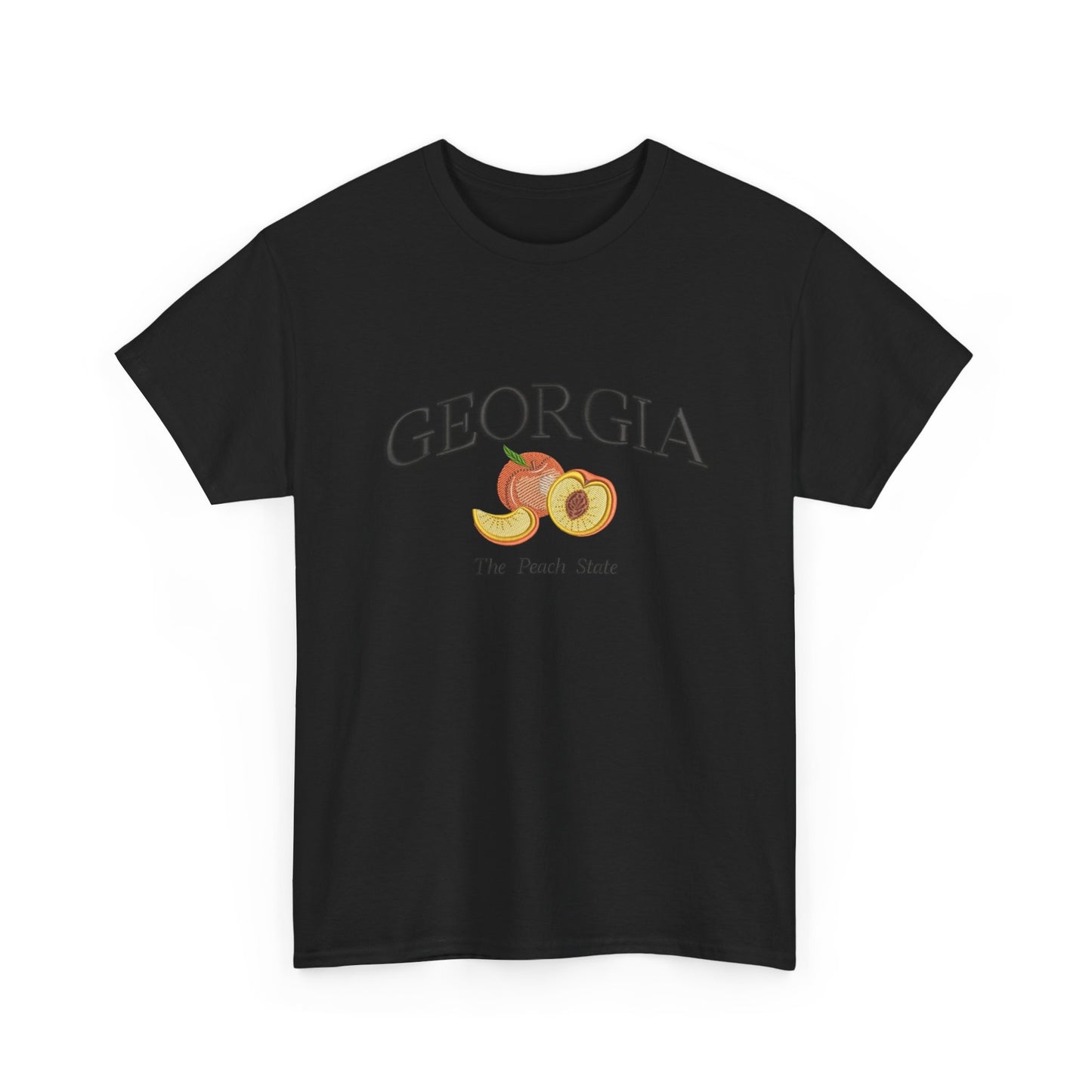 Georgia The Peach State Graphic T Shirt NEW Unisex Heavy Cotton Tee