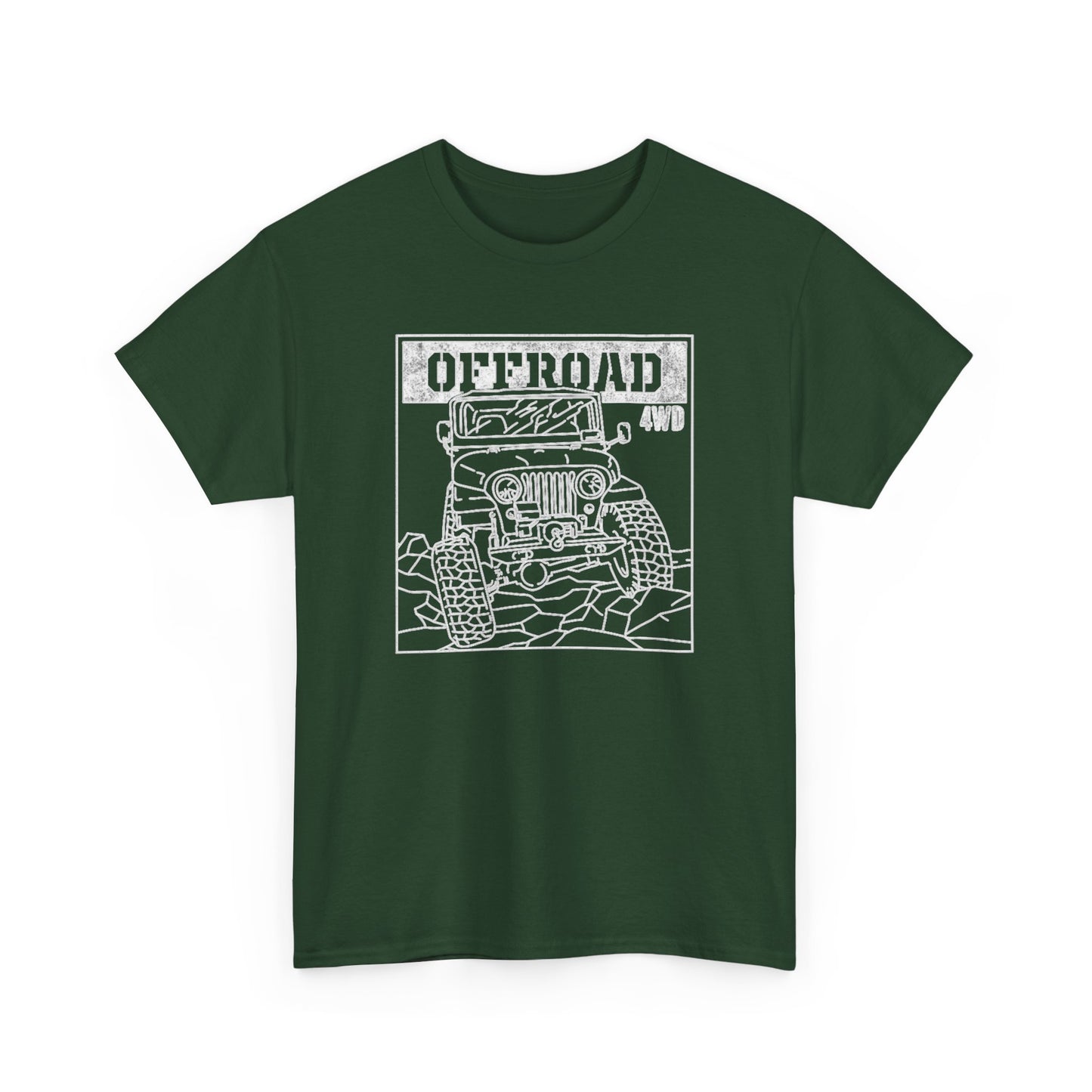 Offroad 4wd Retro Trailboss Graphic T Shirt NEW Unisex Heavy Cotton Tee