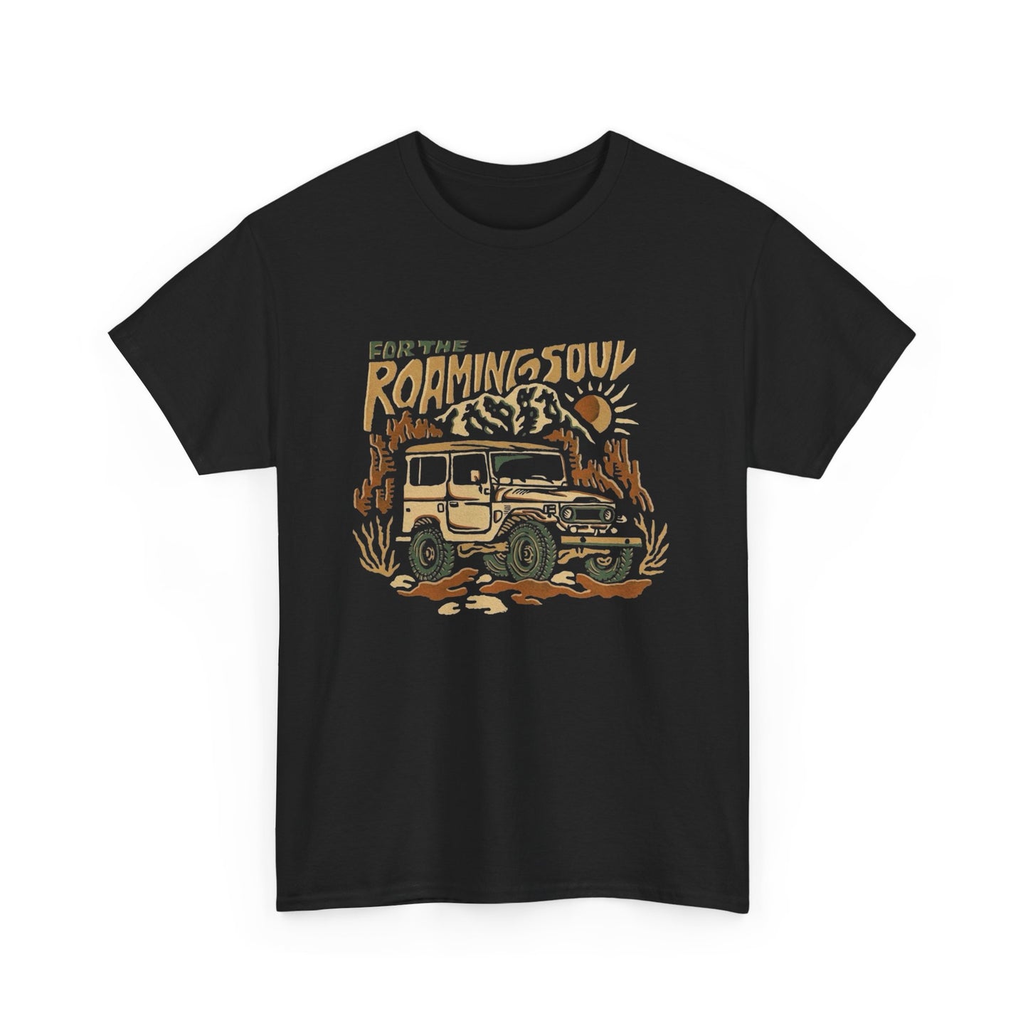 For The Roaming Soul Graphic T Shirt NEW Unisex Heavy Cotton Tee