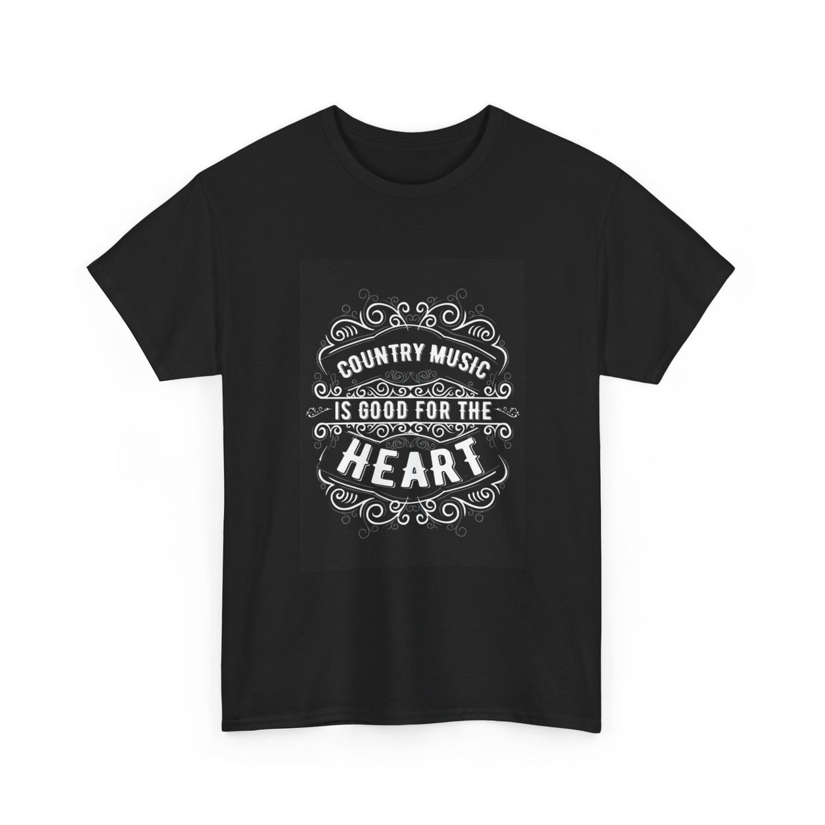 Country Music For The Heart Tshirt Hank Willie Strait Unisex Heavy Cotton Tee