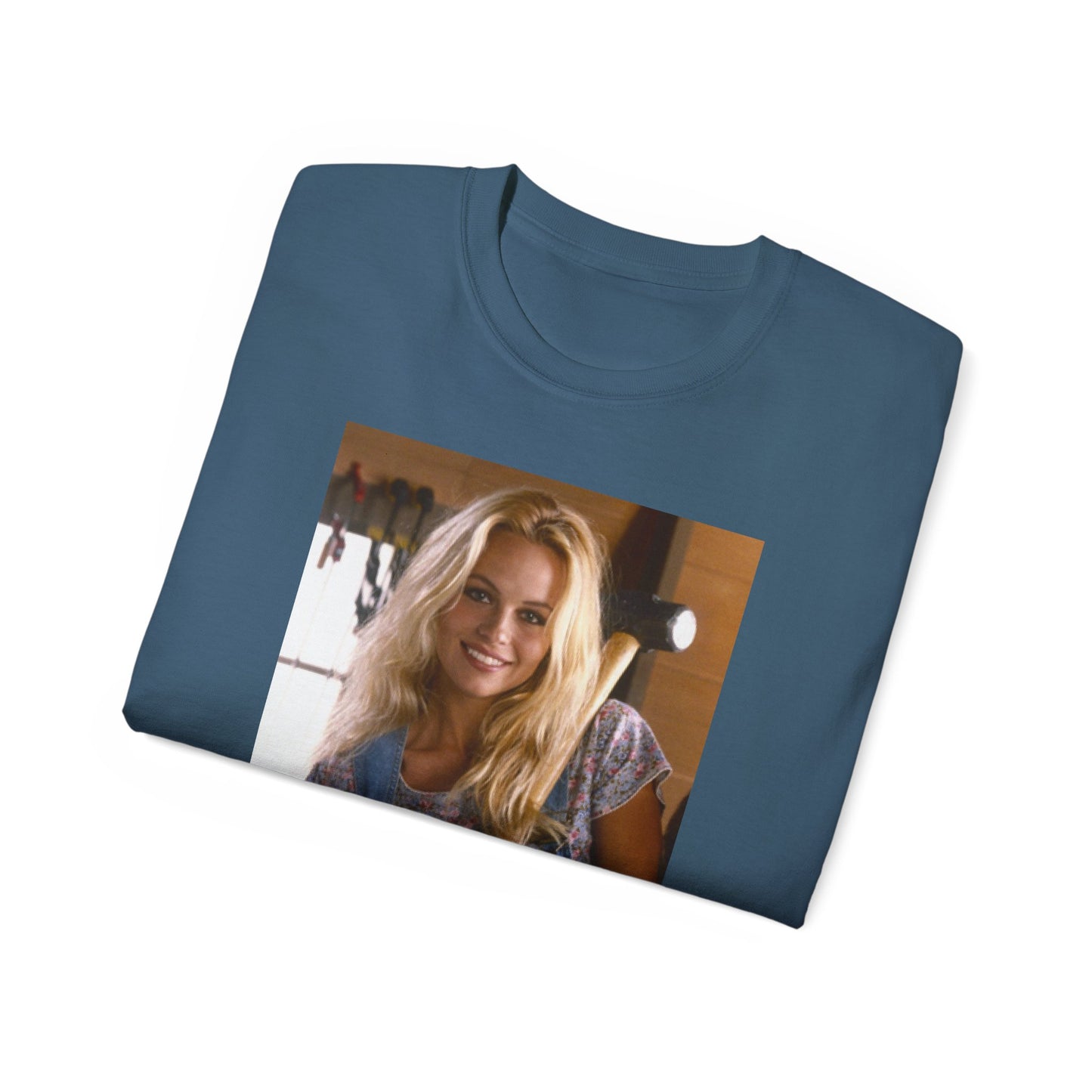 Pam Anderson playboy tool time 90s vintage Unisex Ultra Cotton Tee