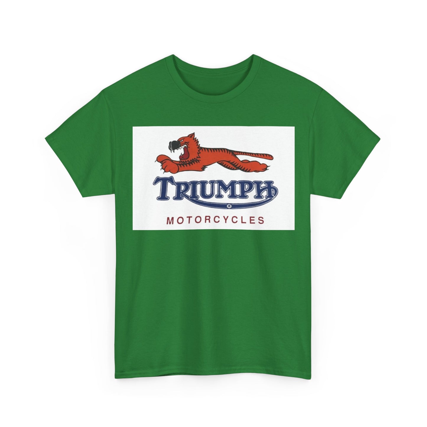 Triumph T-shirt vintage motorcycles nostalgia Tiger Unisex Heavy Cotton Tee