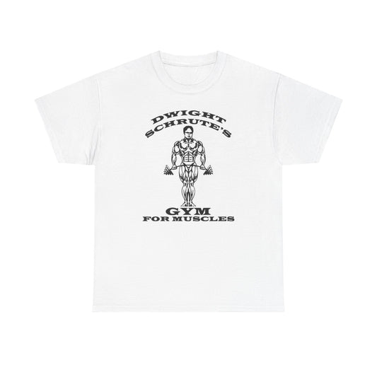 The Office Gym For Muscles Graphic T Shirt Brand New Cotton Tee Funny