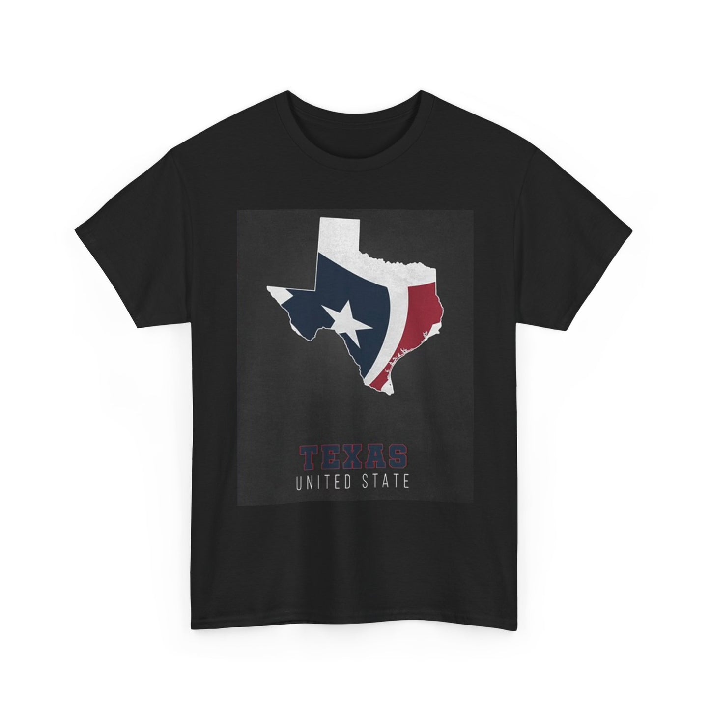 Texas Lone Star State Graphic T Shirt Retro Unisex Heavy Cotton Tee