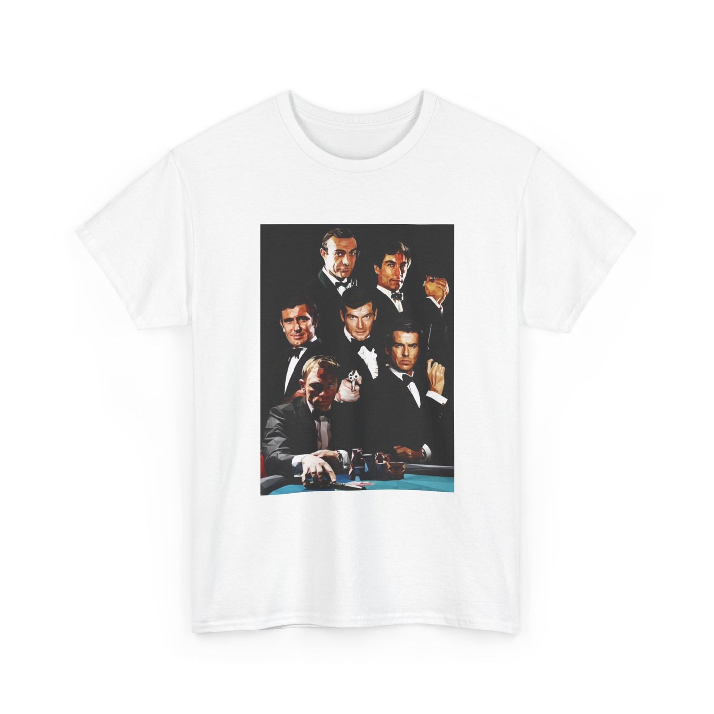 James Bond T-shirt Vintage Bond Collection Merch Unisex Heavy Cotton Tee