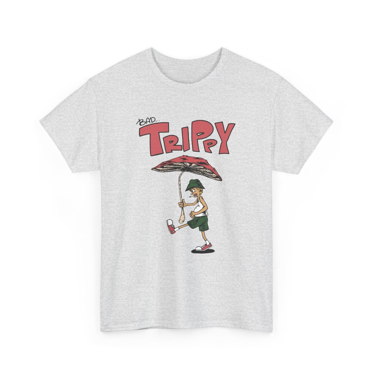 Bad Trippy Retro Vibes Graphic T Shirt Unisex Heavy Cotton Tee NEW Gift