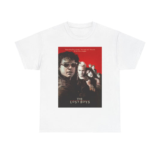 The lost Boys Tshirt Vintage Movie Poster Retro Graphic Unisex Heavy Cotton Tee