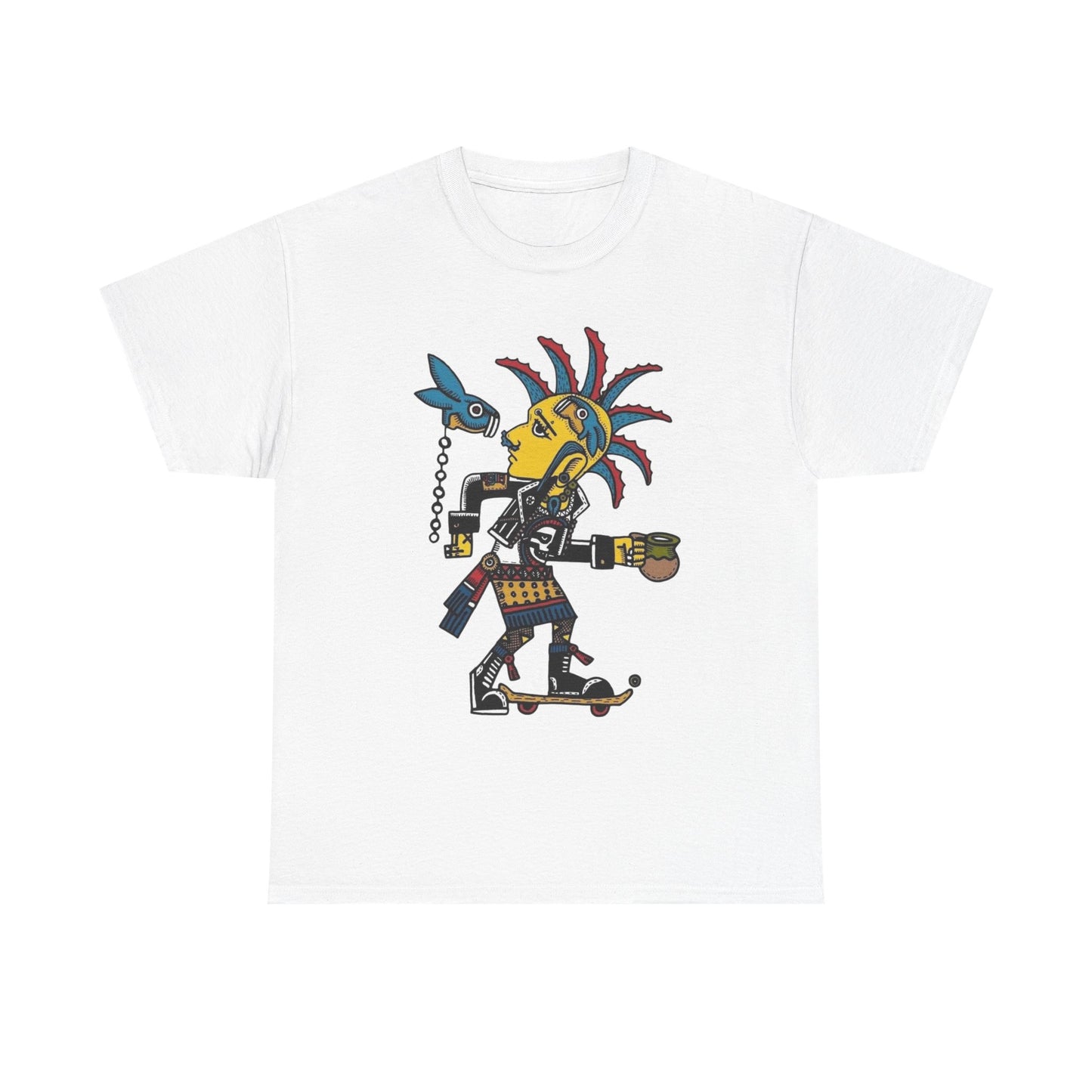 Ancient Skateboarding Graphic T Shirt Unisex Heavy Cotton NEW Tee