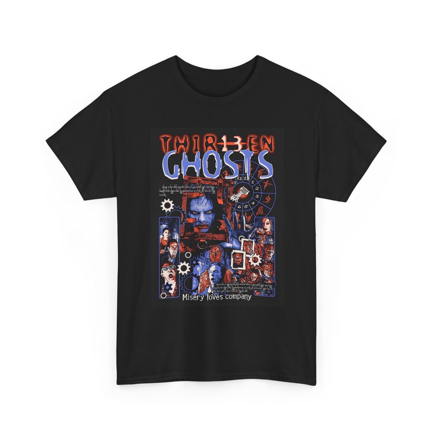 Thirteen Ghosts Horror Graphic T Shirt Unisex Heavy Cotton Tee