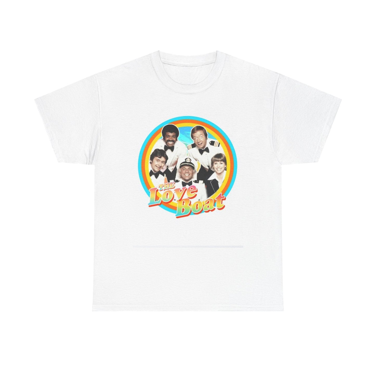 The Love Boat Graphic T Shirt Vintage Tv Show Comedy w Unisex Heavy Cotton Tee
