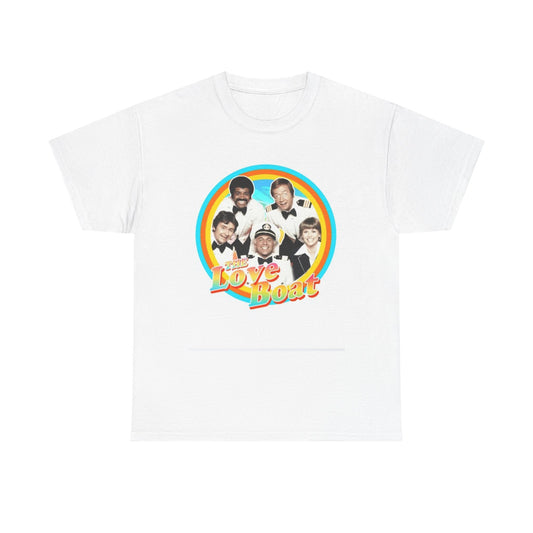 The Love Boat Graphic T Shirt Vintage Tv Show Comedy w Unisex Heavy Cotton Tee
