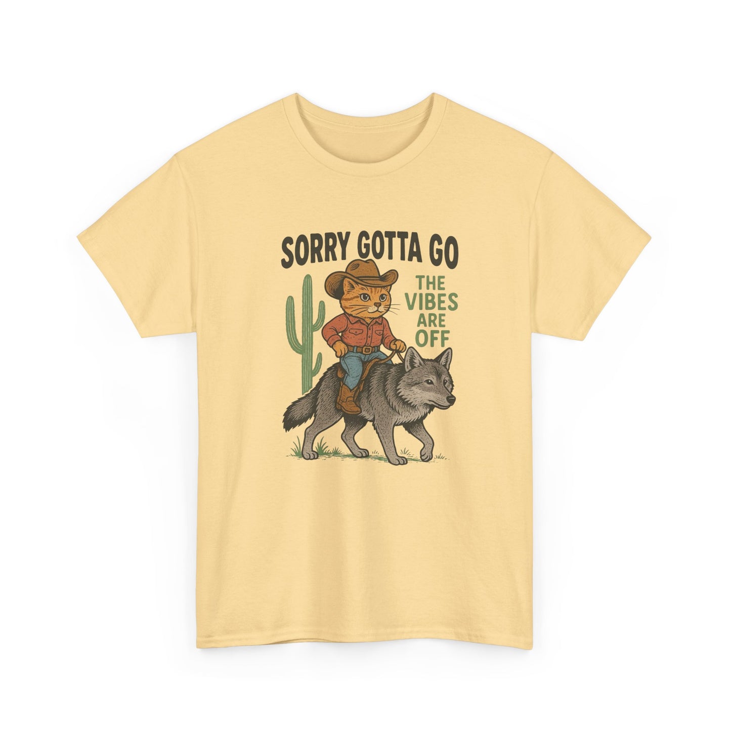 Gotta Go The Vibes Are Off Graphic T Shirt Cotton Tee Retro Gift