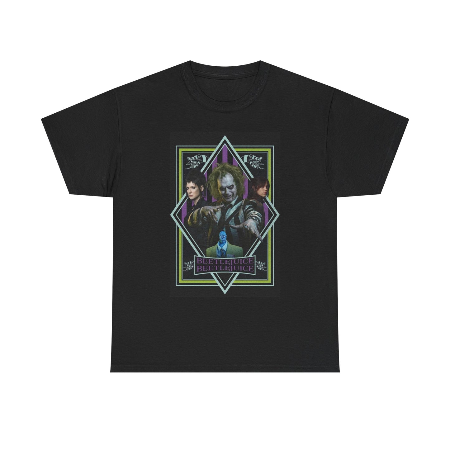 Beetlejuice Movie Graphic T Shirt Vintage Unisex Heavy Cotton Tee