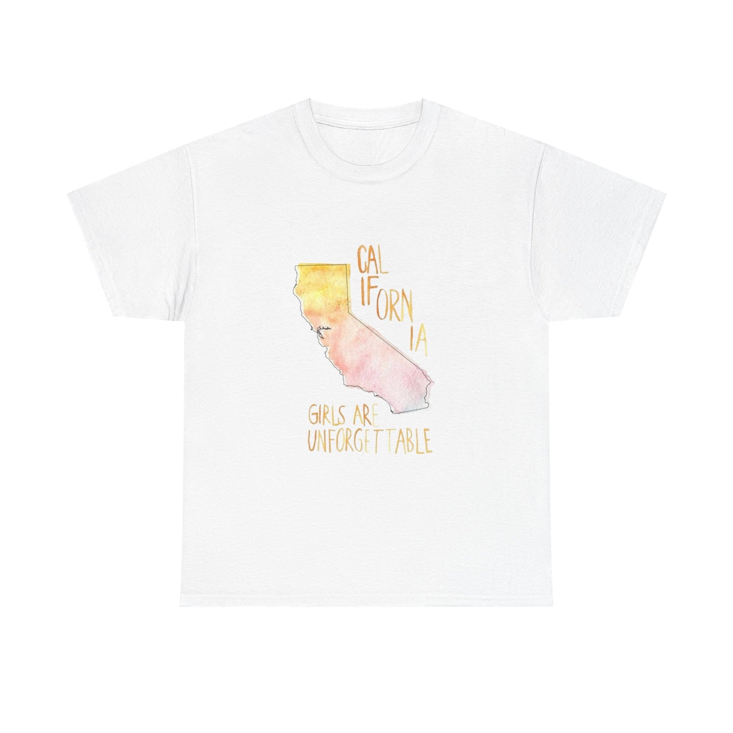 California Girls Retro Vintage Graphic T Shirt Unisex Heavy Cotton Tee