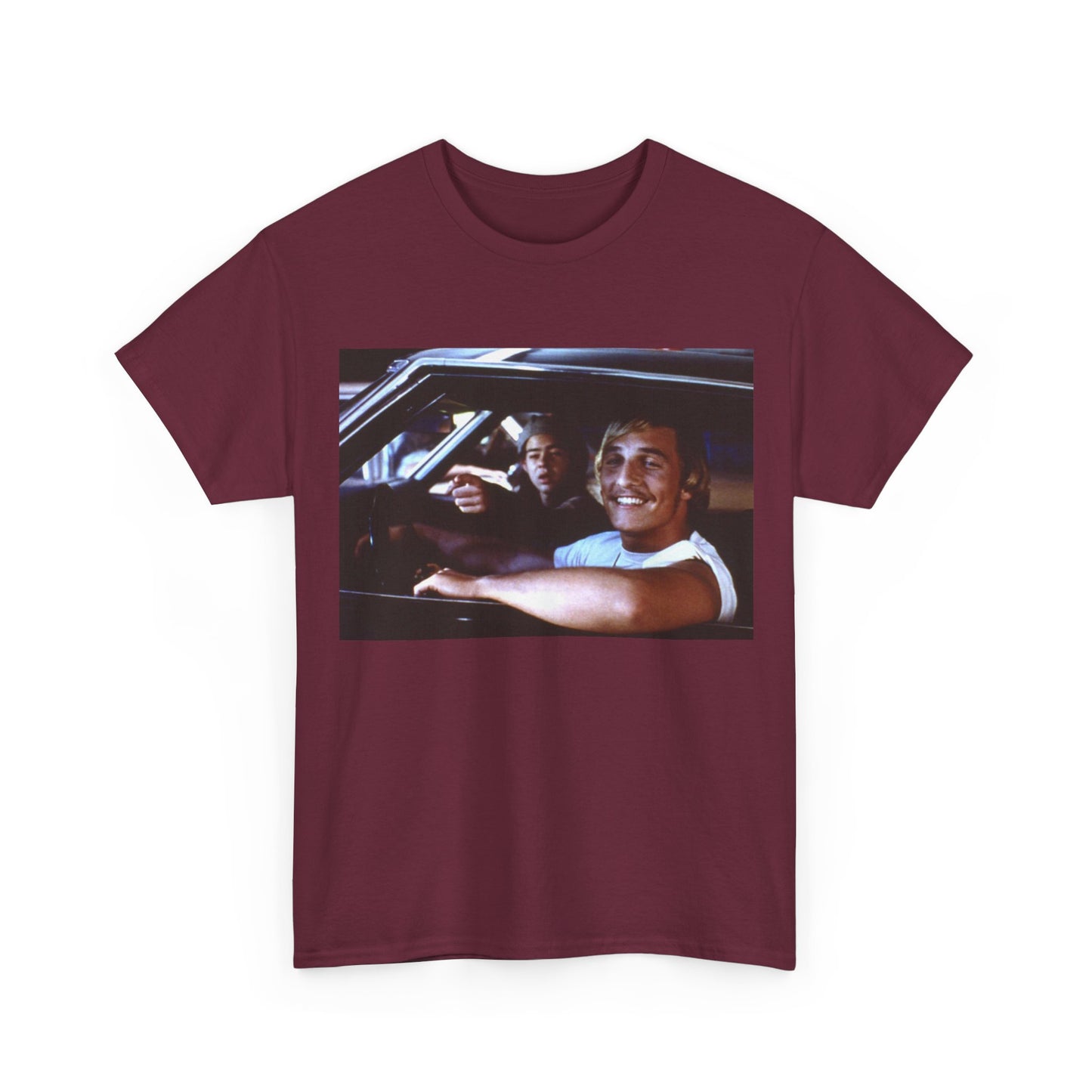 Dazed and Confused Tshirt Vintage Movie Poster Retro Texas Unisex Heavy Cottonn
