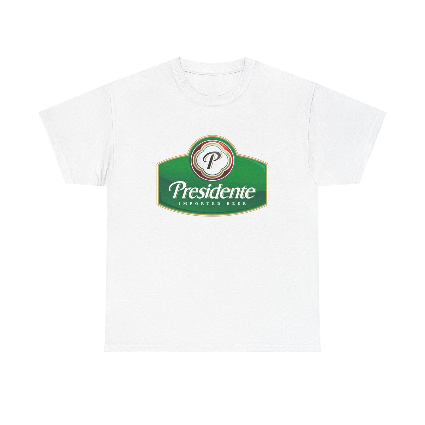 Presidente Beer Logo Shirt Retro Poster Unisex Heavy Cotton Tee