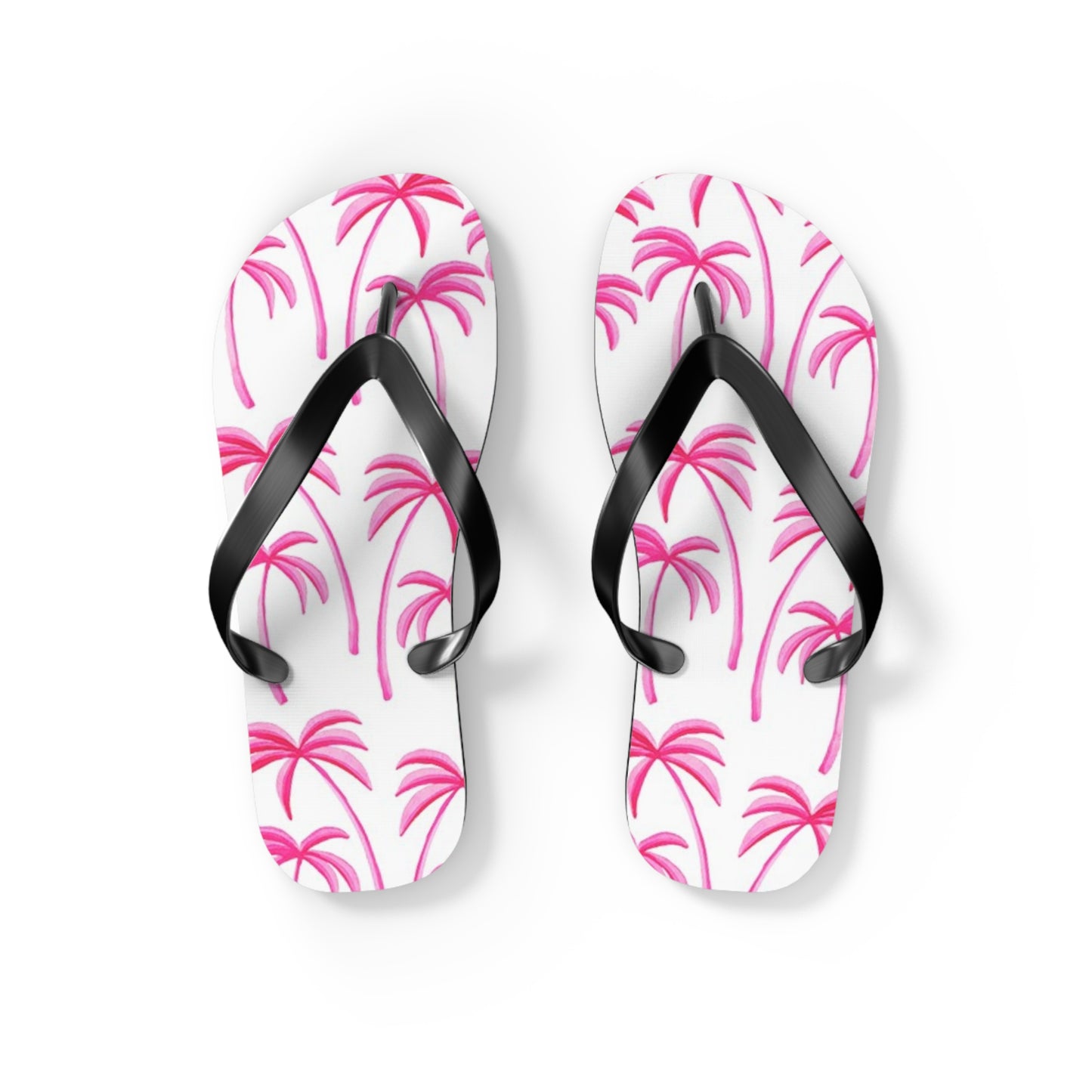 Pink Palms Sandals Summer Flip Flops Slides BRAND NEW