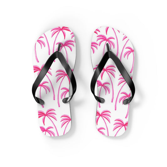 Pink Palms Sandals Summer Flip Flops Slides BRAND NEW