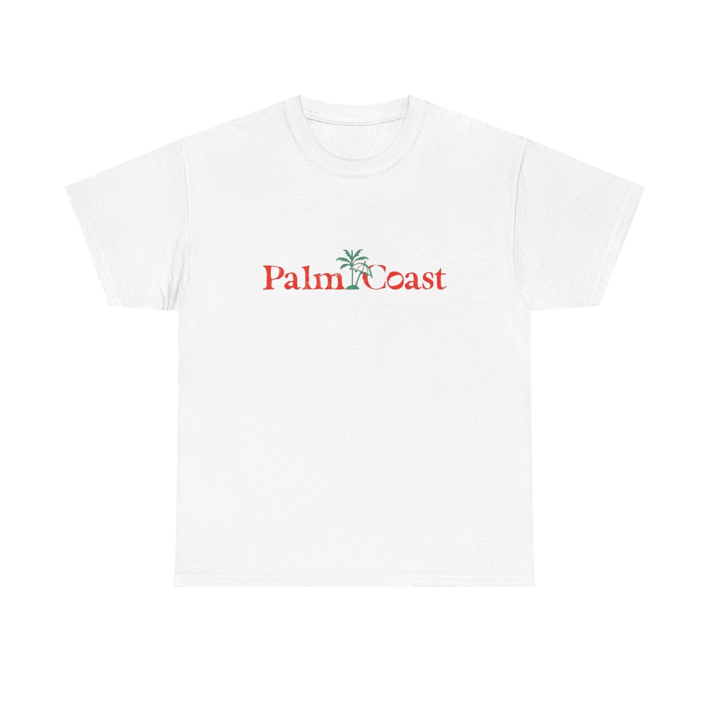 Palm Coast Graphic T Shirt NEW Adult Unisex Heavy Cotton Tee