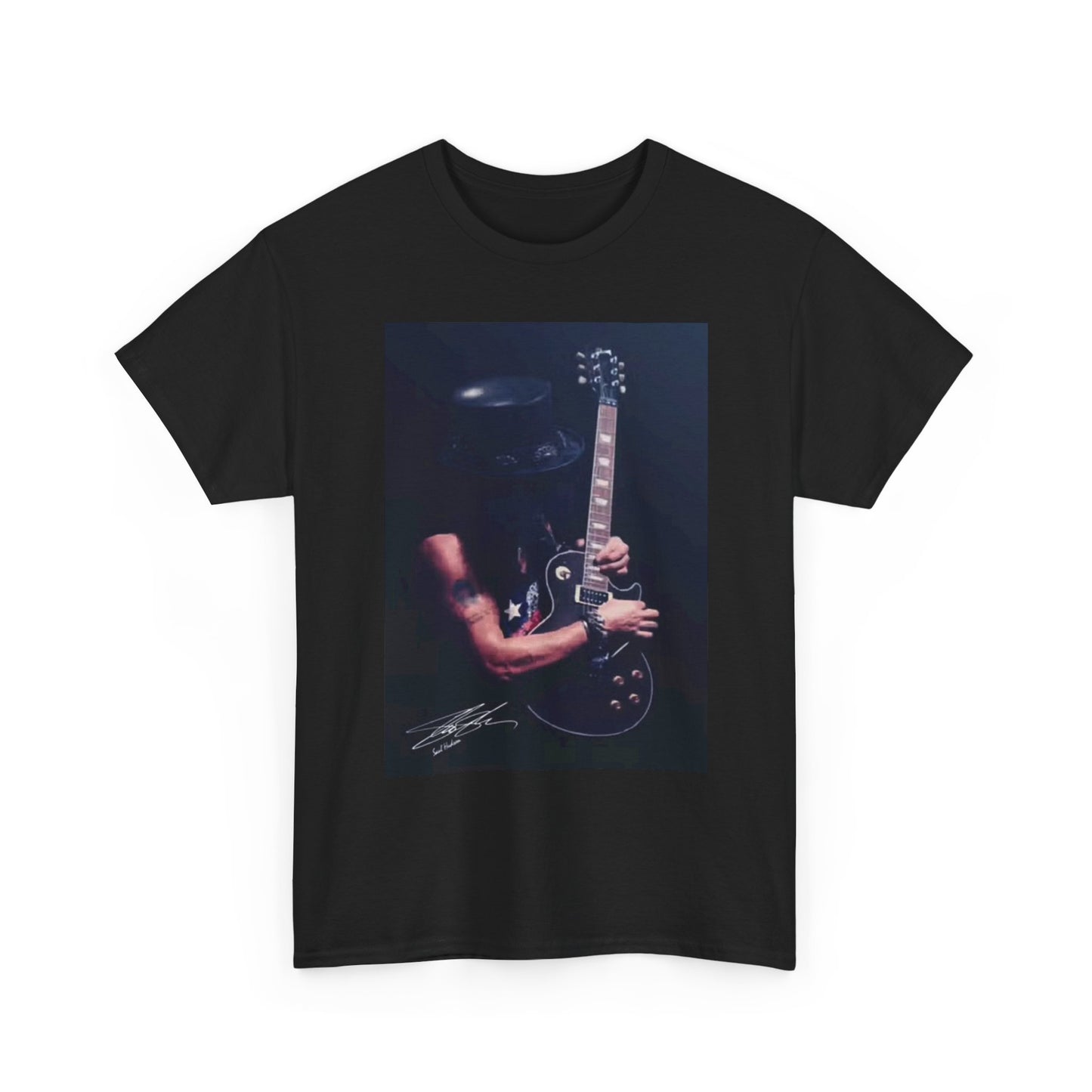 Slash Graphic T Shirt Guns And Roses Vintage Unisex Heavy Cotton Tee