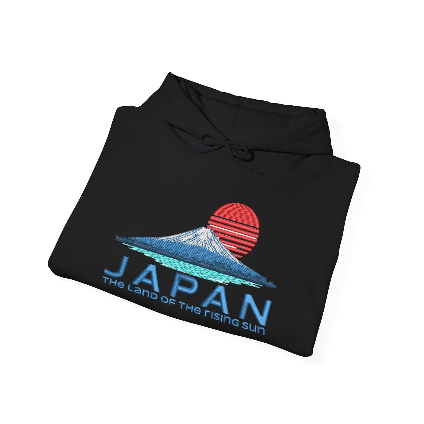 Japan Land Of The Rising Sun Graphic Hoodie Heavy Blend Sweatshirt NEW