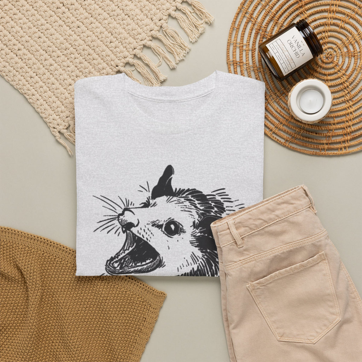 Ugly Rat Quote T-Shirt, Funny Rodent Graphic Tee Men's Tee