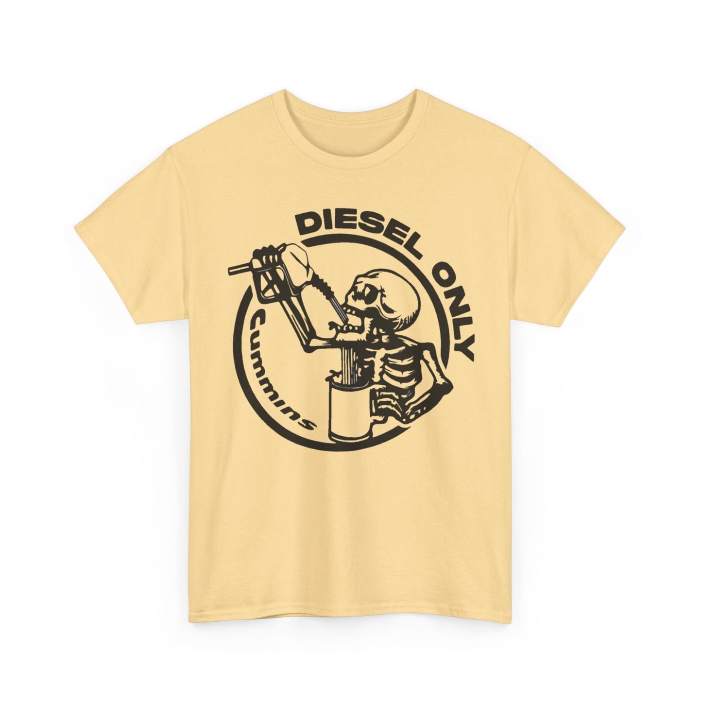 Diesel Only Cummins Graphic T Shirt Unisex Heavy Cotton Tee NEW
