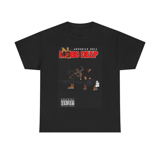 Mobb Deep T-shirt Retro Rap Hip Hop album cover art 90s Unisex Heavy Cotton Tee
