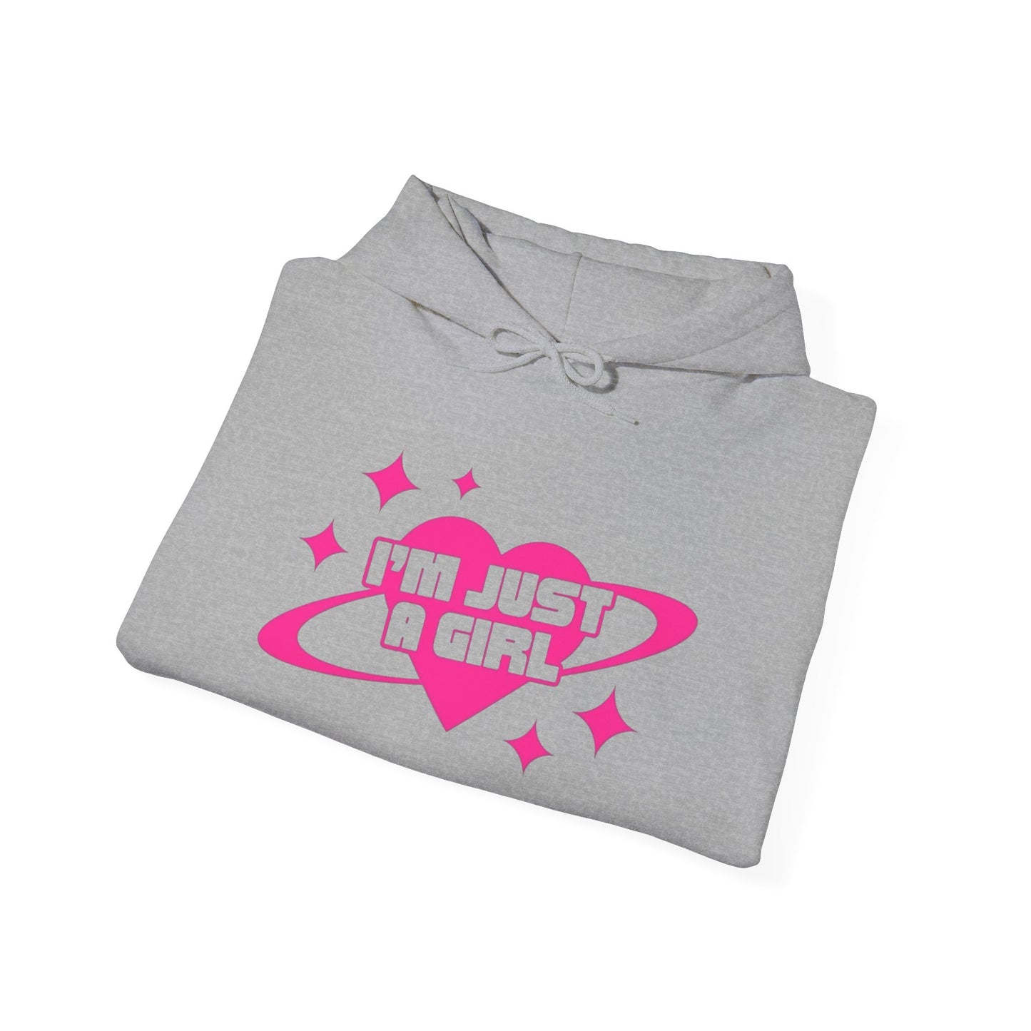 I'm Just A Girl Graphic Hoodie Heavy Blend™ Hooded Sweatshirt