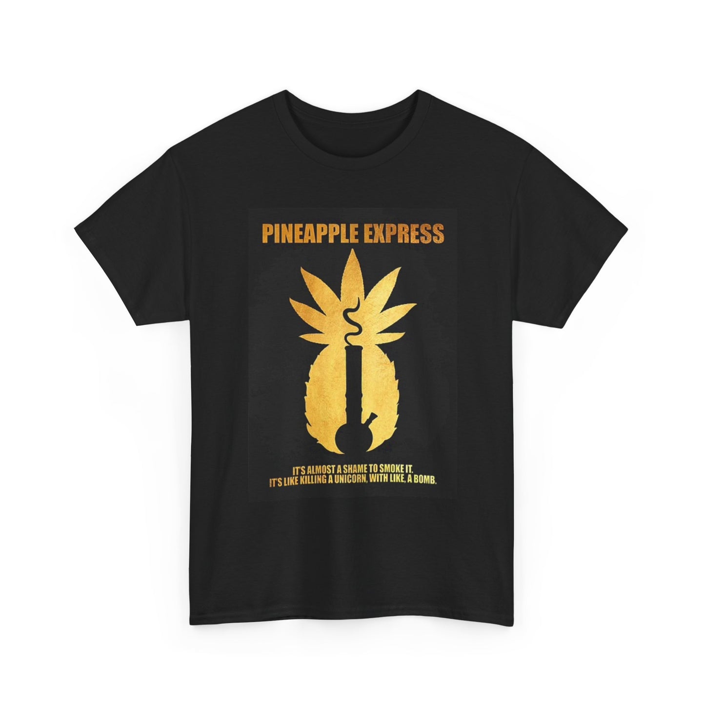 Pineapple Express Graphic T Shirt Vintage Strain Weed Unisex Heavy Cotton Tee