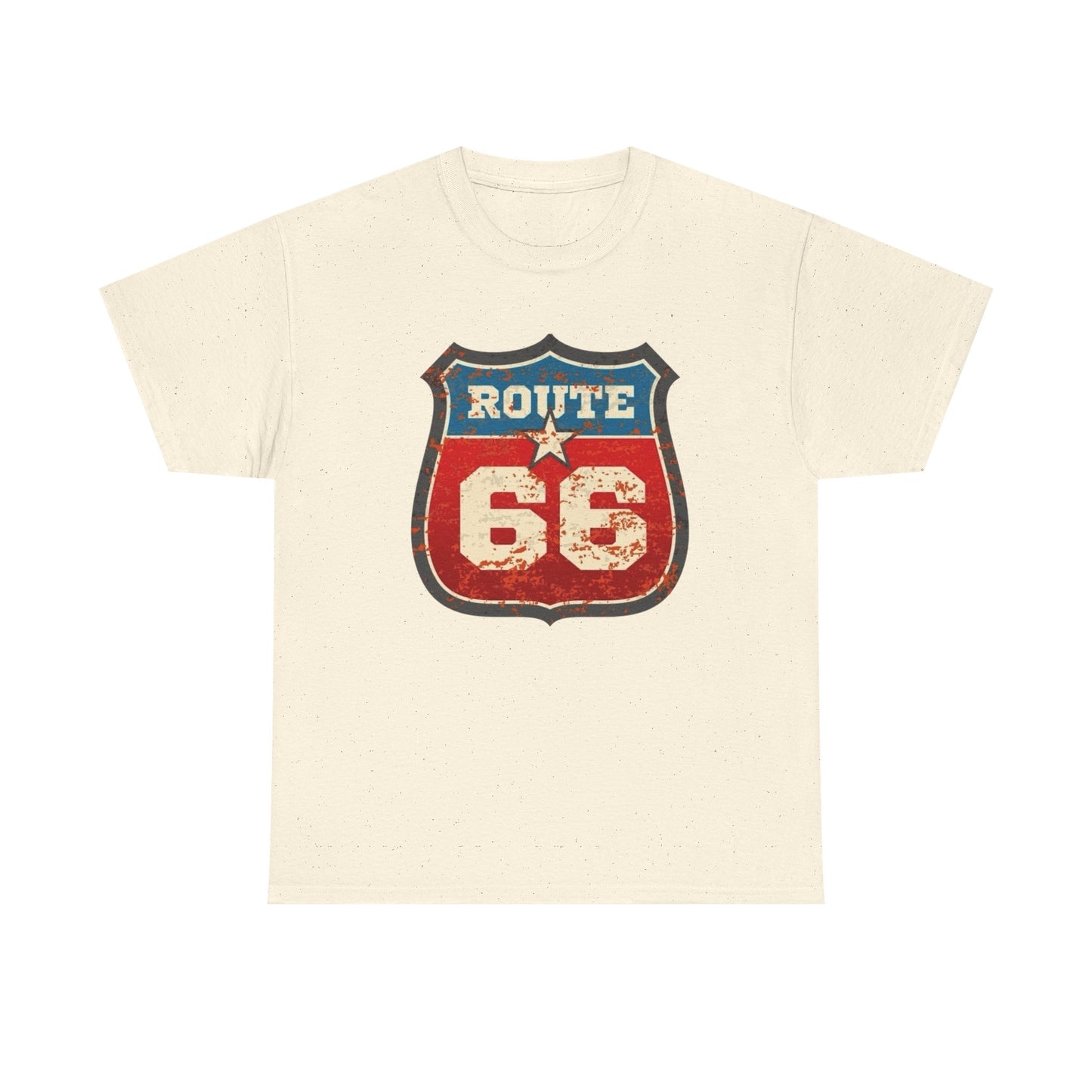 Route 66 Muscle Car Tour Graphic T-Shirt Cotton Tee New Gift Vintage