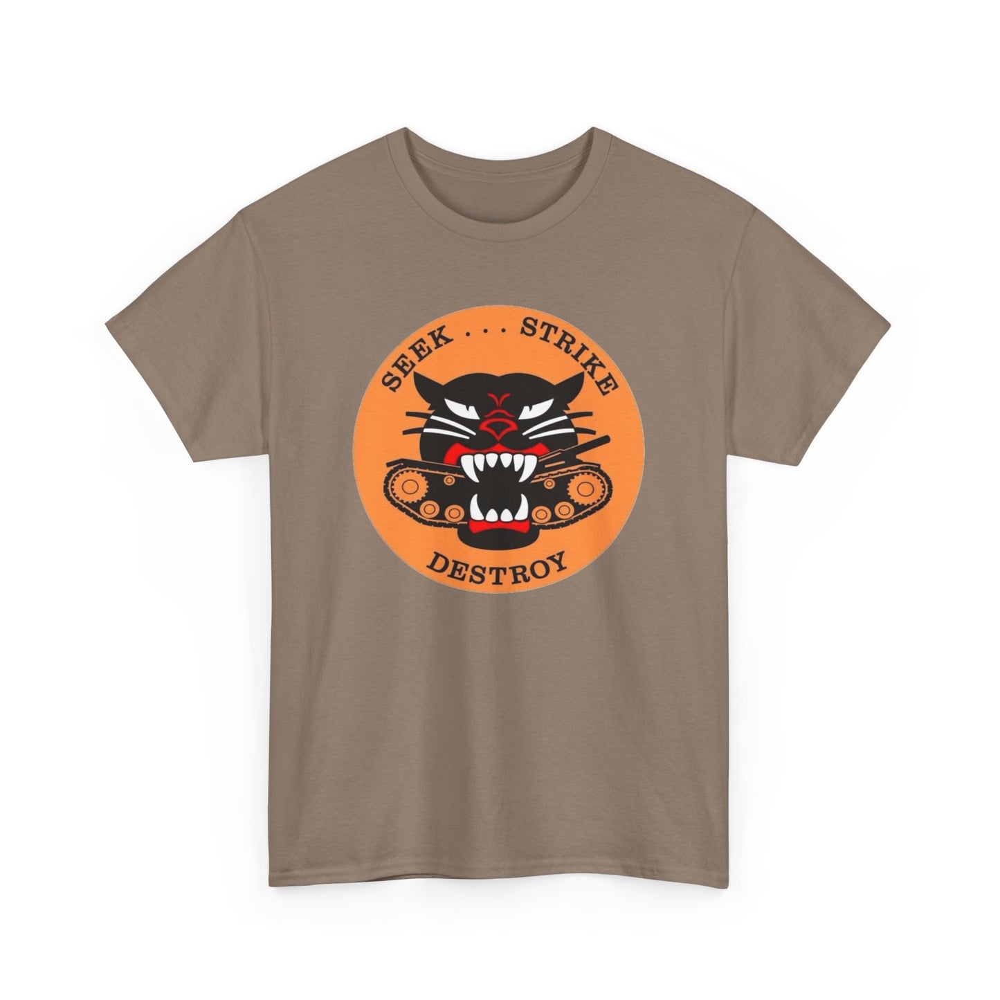 Seek Strike Destroy Graphic T Shirt NEW Unisex Heavy Cotton Tee