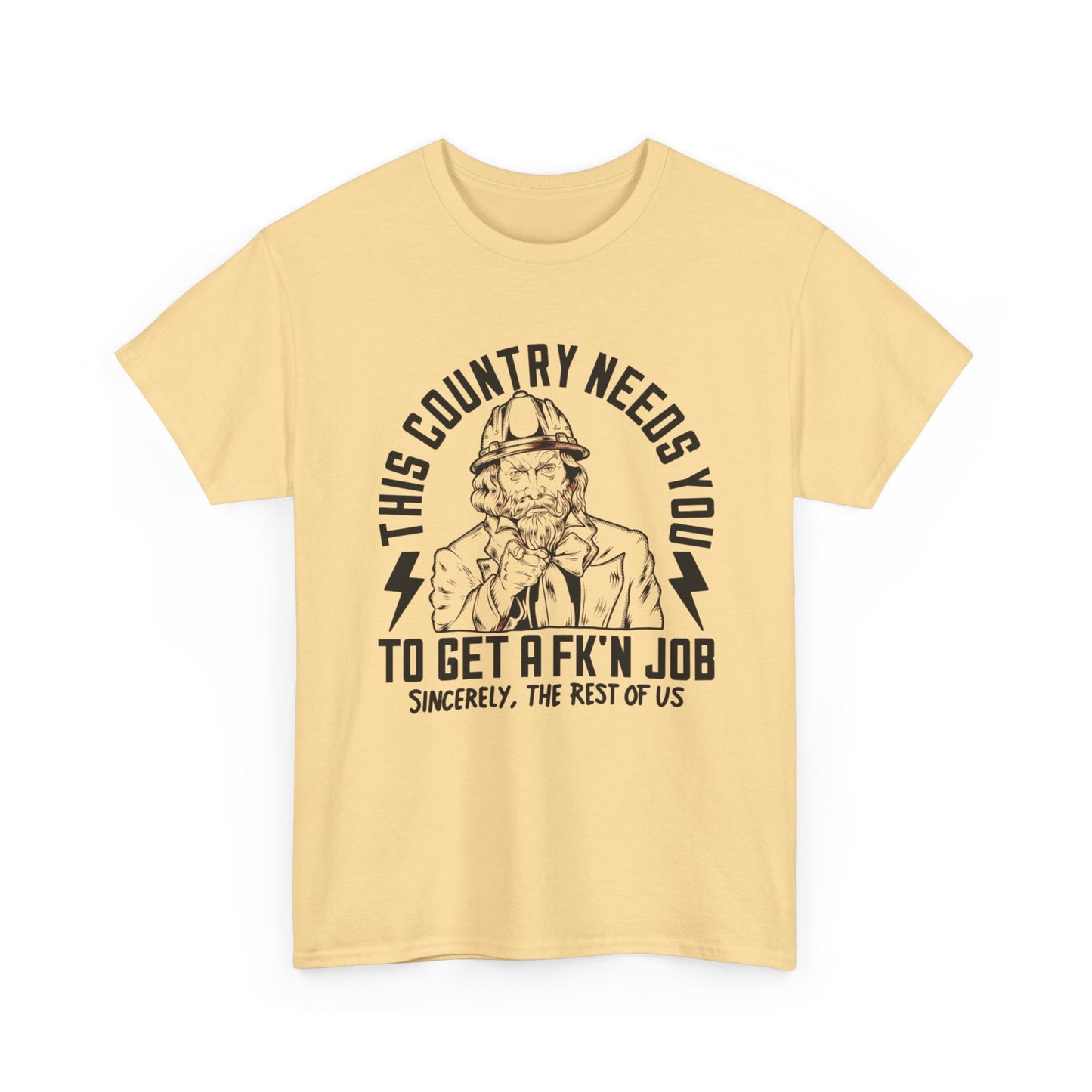This Country Needs You Graphic T Shirt Unisex Heavy Cotton Tee