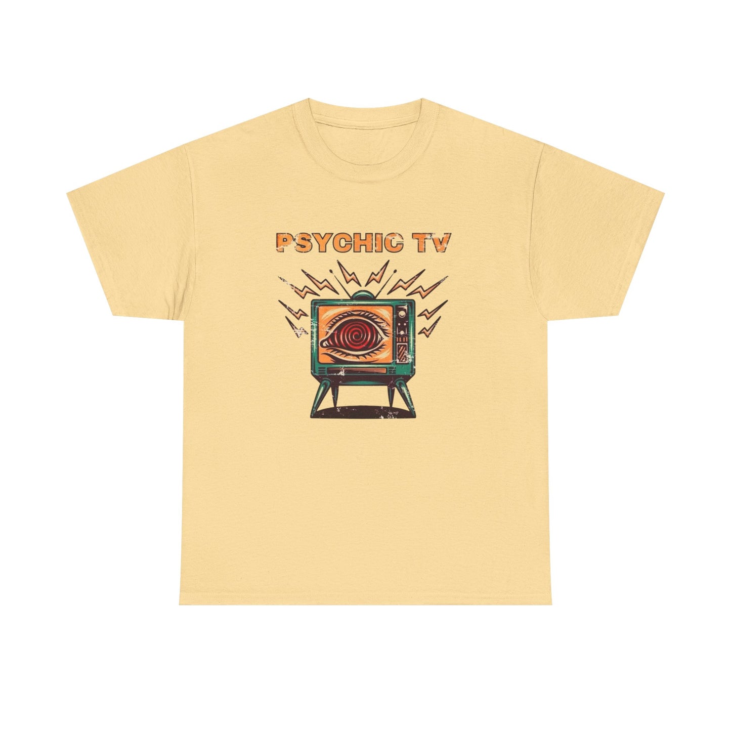 Physic TV Retro Graphic T Shirt NEW ADULT Unisex Heavy Cotton Tee