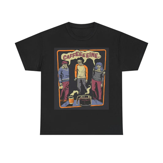 Coffee Zombies T Shirt Funny Graphic Unisex Heavy Cotton Tee