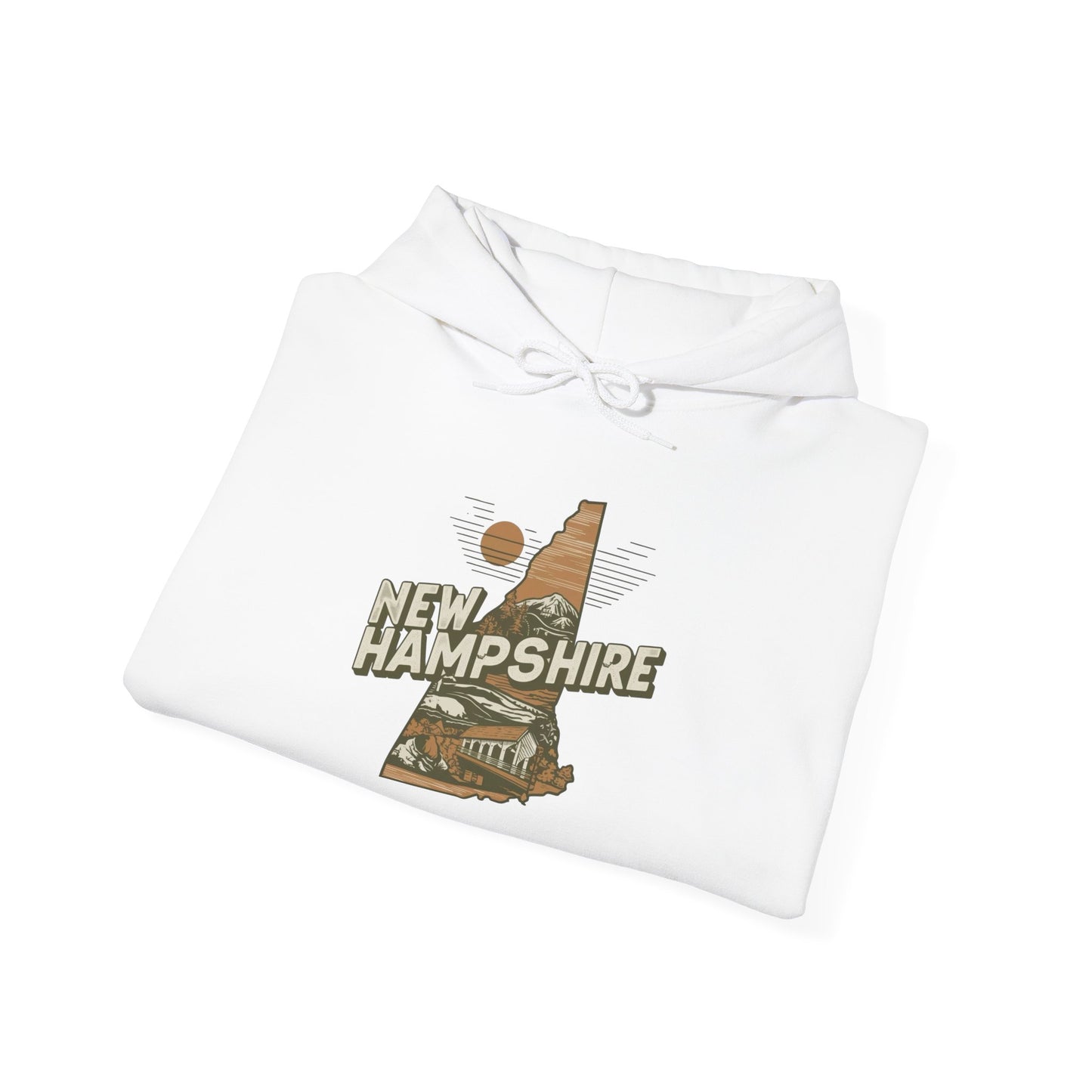 New Hampshire Graphic Hoodie Heavy Blend™ Hooded Sweatshirt