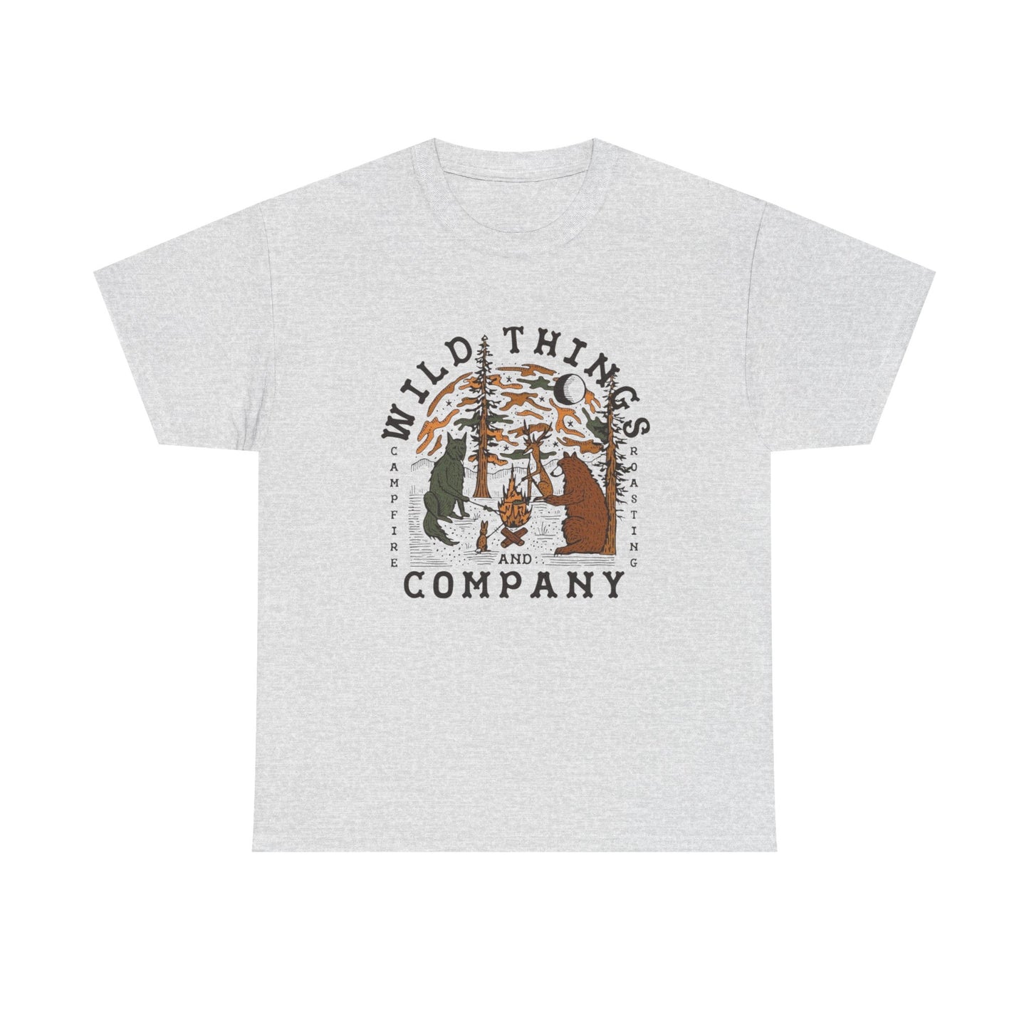 Wild Things Company Camping Graphic T Shirt NEW Adult Tee