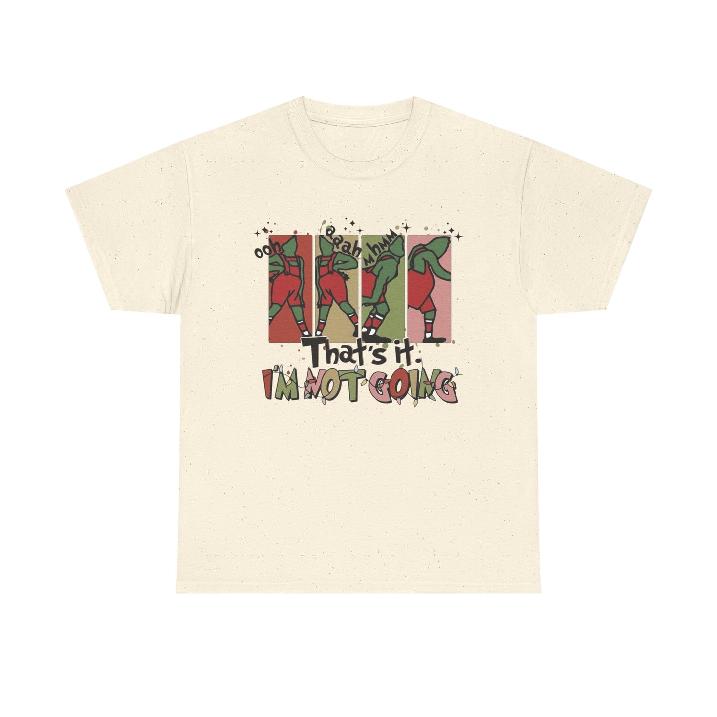 Funny Grinch Christmas Graphic T Shirt Unisex NEW Heavy Cotton Tee