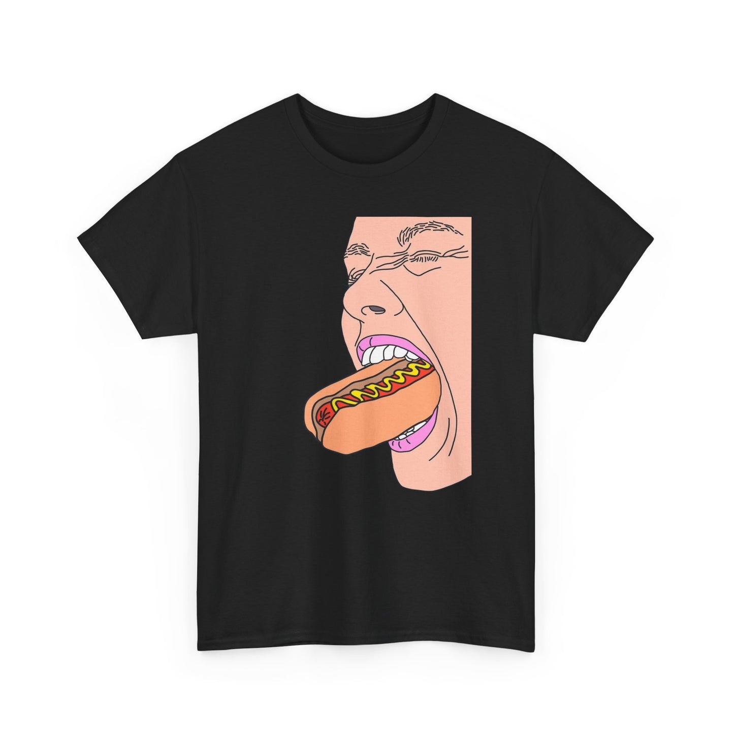 Funny Hot Dog Glizzy T Shirt Unisex Heavy Cotton Tee