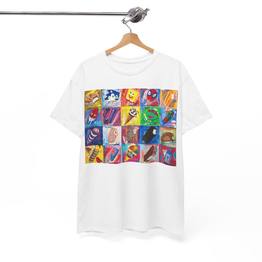 Ice Cream Menu Graphic T Shirt
