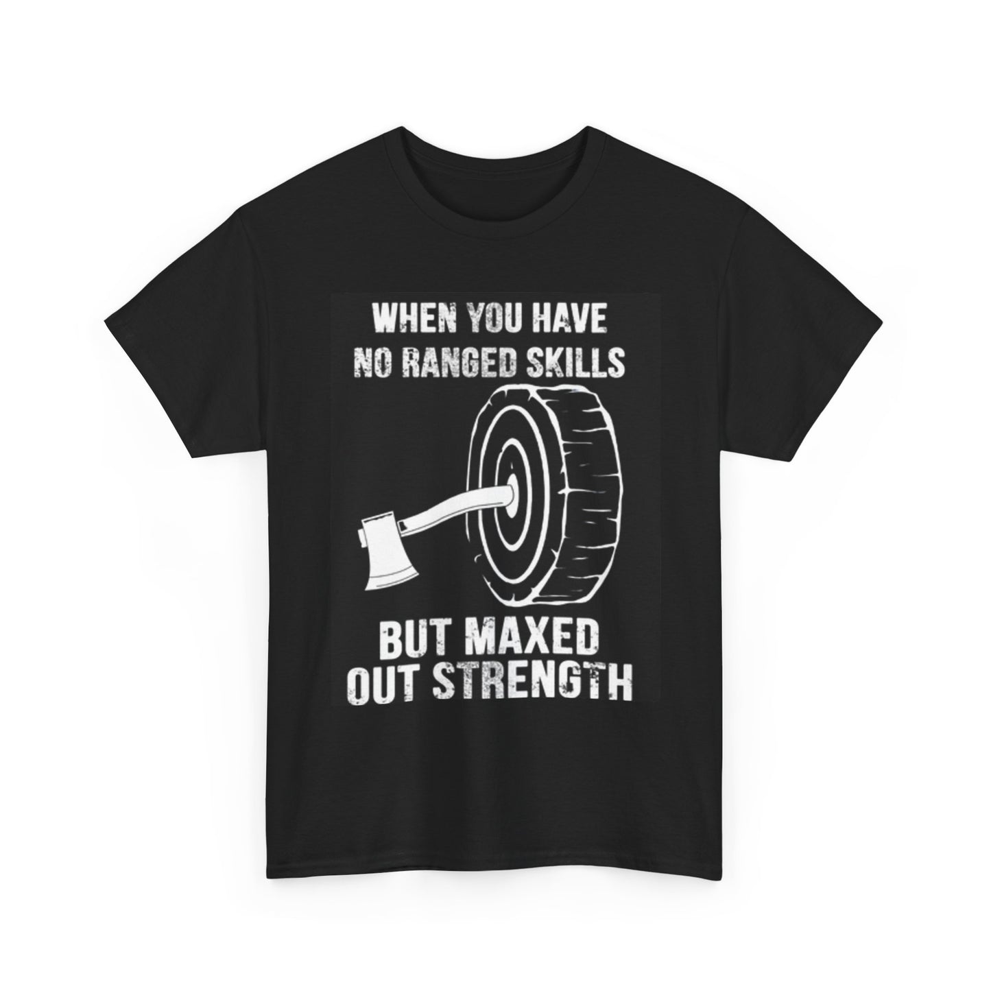 Axe Throwing Graphic T Shirt Funny Range Jokes Unisex Heavy Cotton Tee